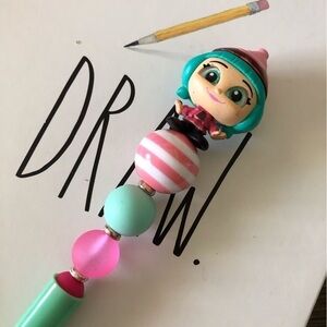 Disney Doorables: Wreak it Ralph: Candlehead handmade beaded pen